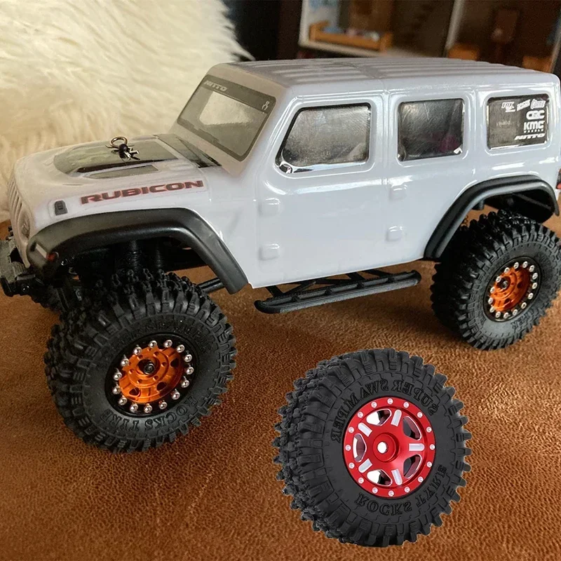 52*18 мм 1 0 "бесерные колесные диски набор шин для 1/24 RC гусеничного автомобиля