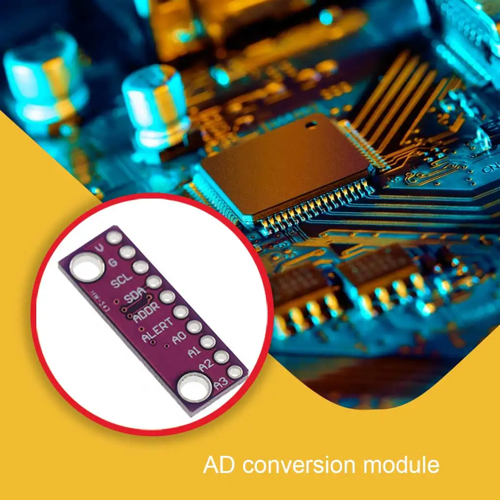 

4 Channel AD Adapter Module Replacement Analog to Digital Converter Board Modification Accessories Electronic Component