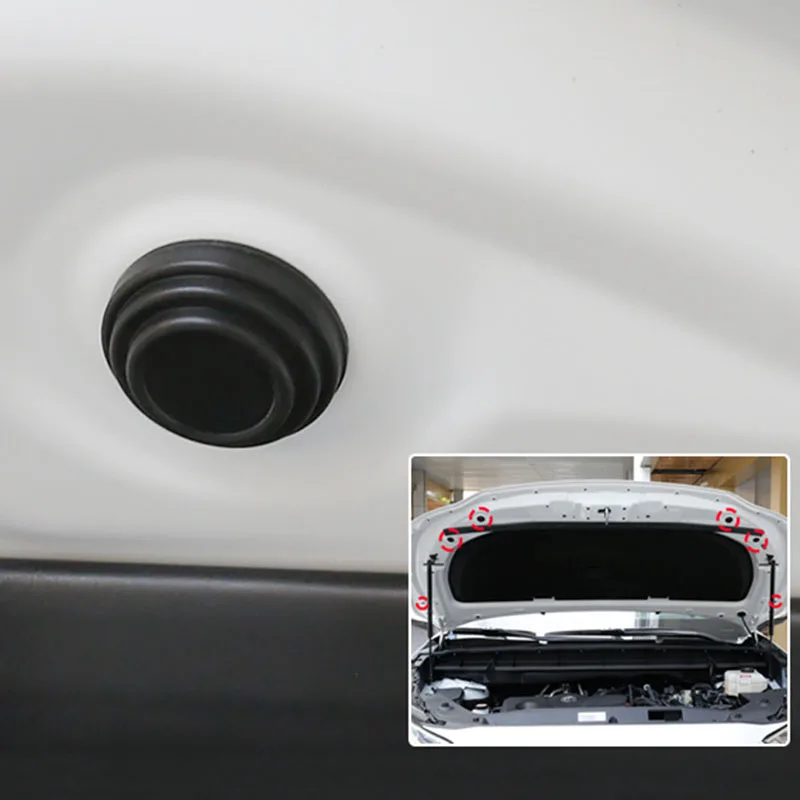 

10 шт., силиконовые наклейки на дверь для Ford Focus Fusion Escort Kuga Ecosport Fiesta Falcon EDGE/Explorer