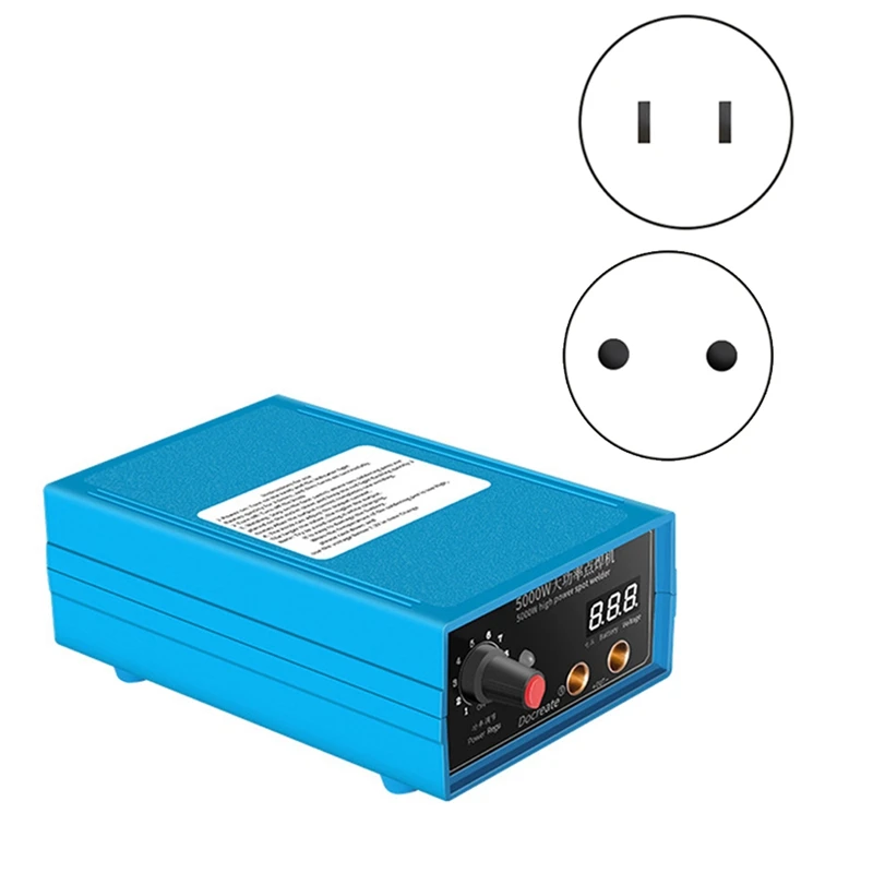 

Портативный точечный сварочный аппарат высокой мощности на 5000 Вт с аккумулятором 18650