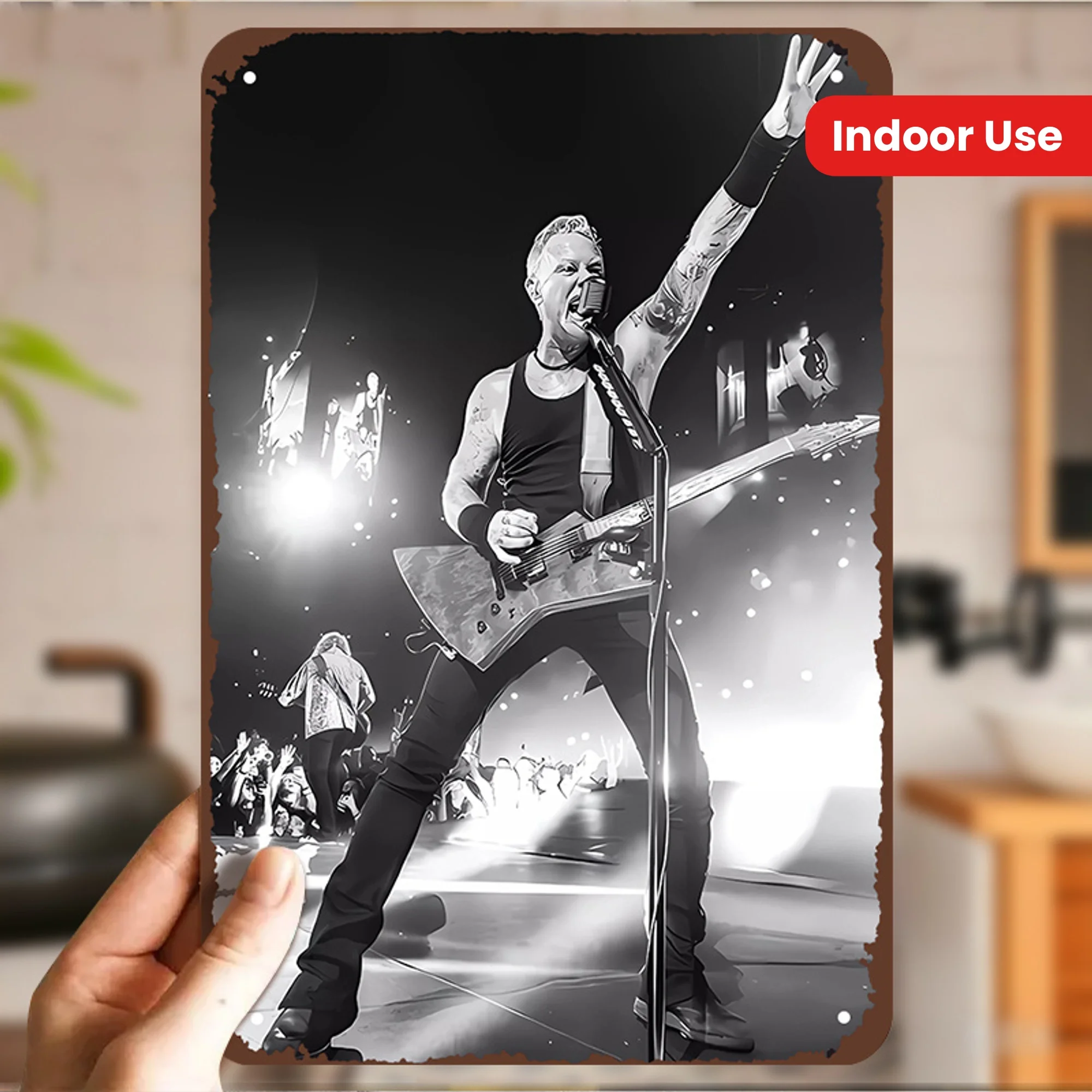 

Металлический панк-рок постер Meta