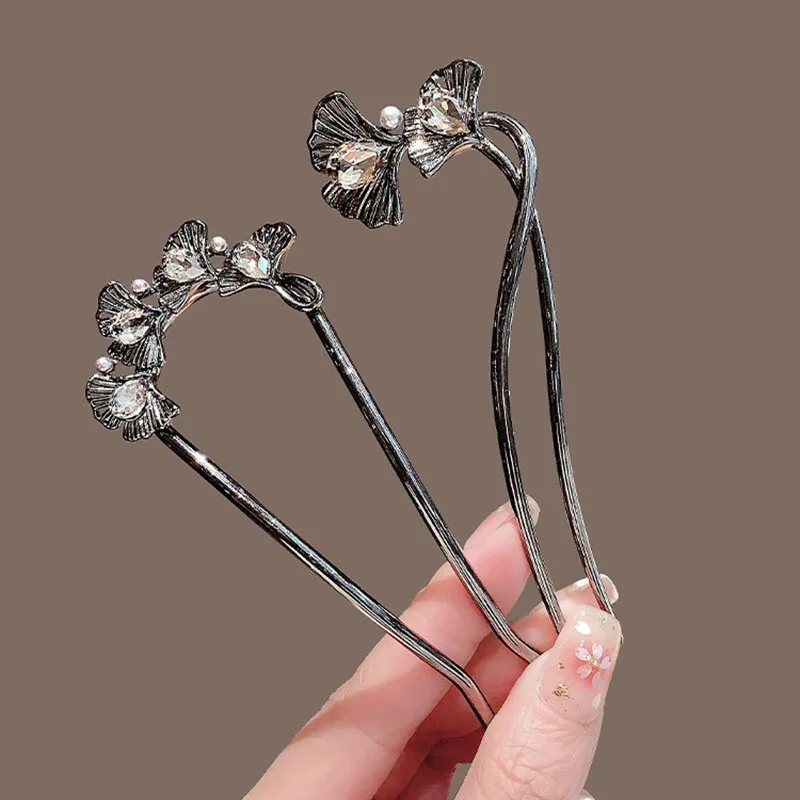 Модная заколка для волос женские заколки металлический жемчуг женская в форме