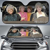 golden girls windshield sun shade visor pop culture novelty car accessory uv protection front windshield sunshade
