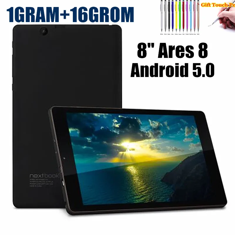

Flash Sales Gift Pen 8 INCH Ares Android 5.0 Pocket Tablet 1G Ram+16G Rom Z3735G CPU Quad-Core WIFI Dual Camera