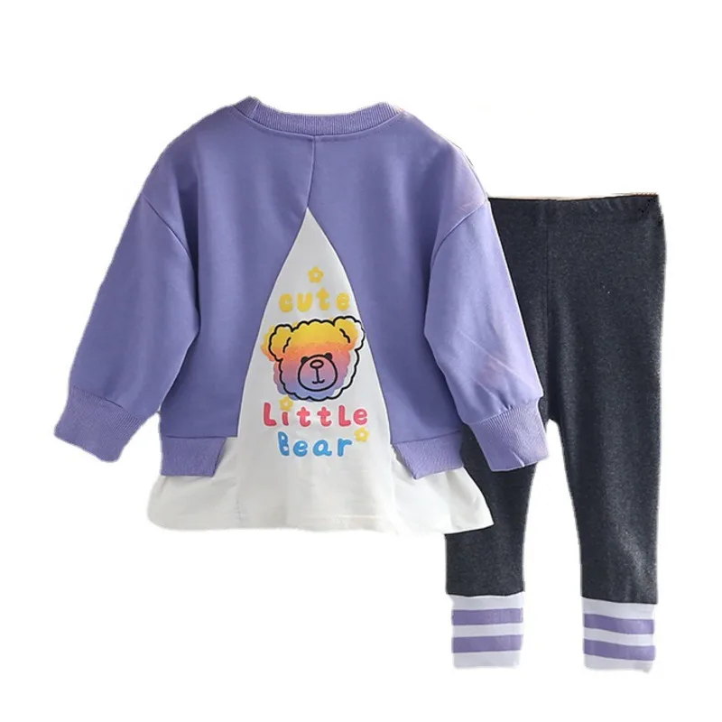 

New Spring Autumn Baby Clothes Suit Children Girls Fashion Cotton T-Shirt Pants 2Pcs/Sets Toddler Casual Costume Kids Tracksuits