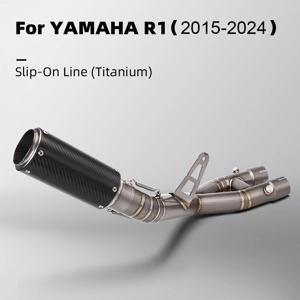 Для Yamaha R1 R1M MT10 2015-2024 мотоциклетная выхлопная труба модифицированная полностью