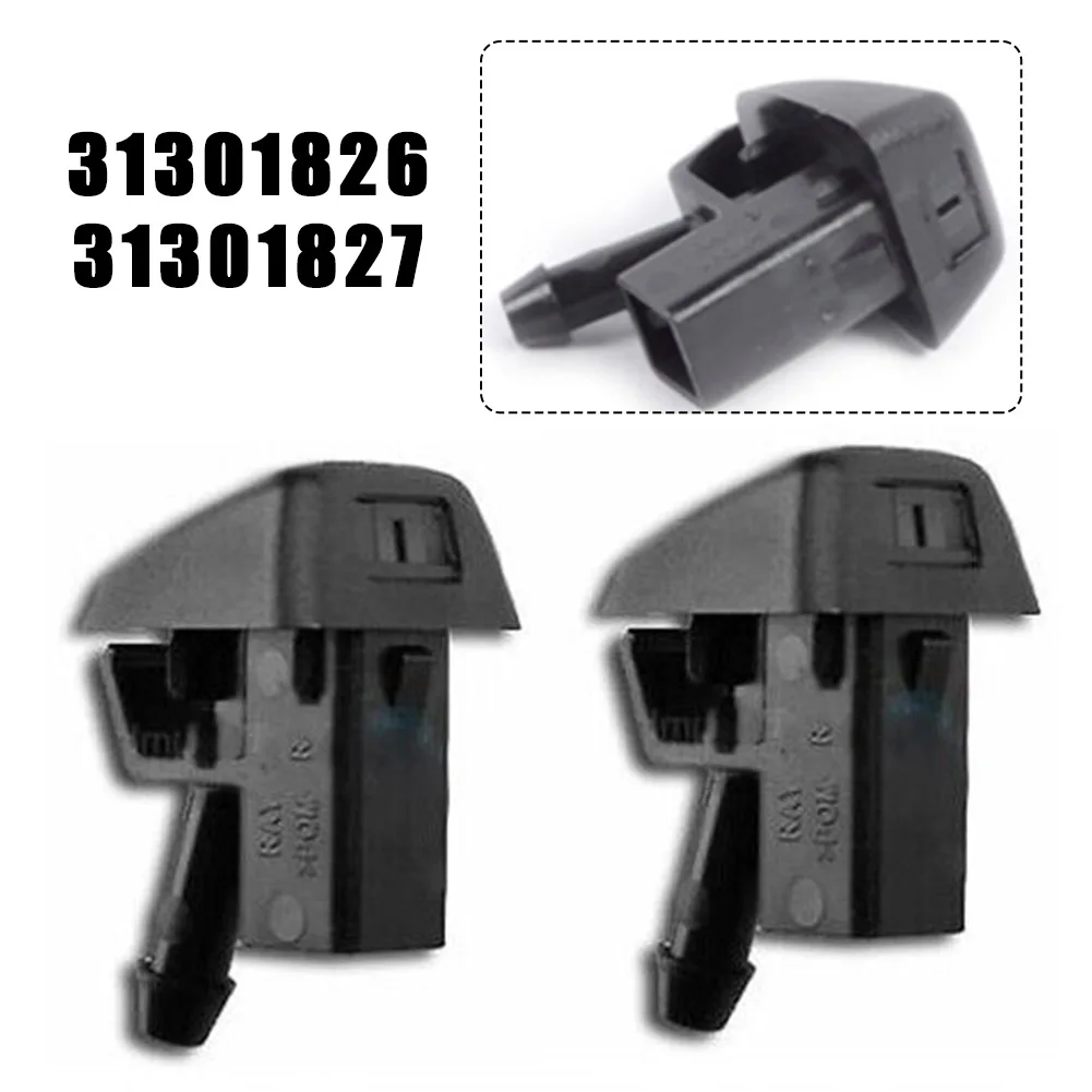 

2Pcs Car Front Windshield Washer Wiper Water Spray Nozzle For Volvo S60 XC60 S80 XC70 V70 2007 2008 2009 2010 2011 2012 2013