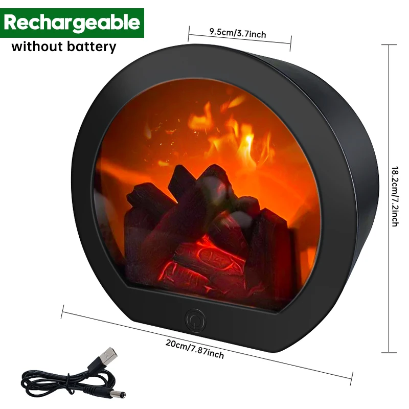 

Ночник AMARYLLIS имитация огня