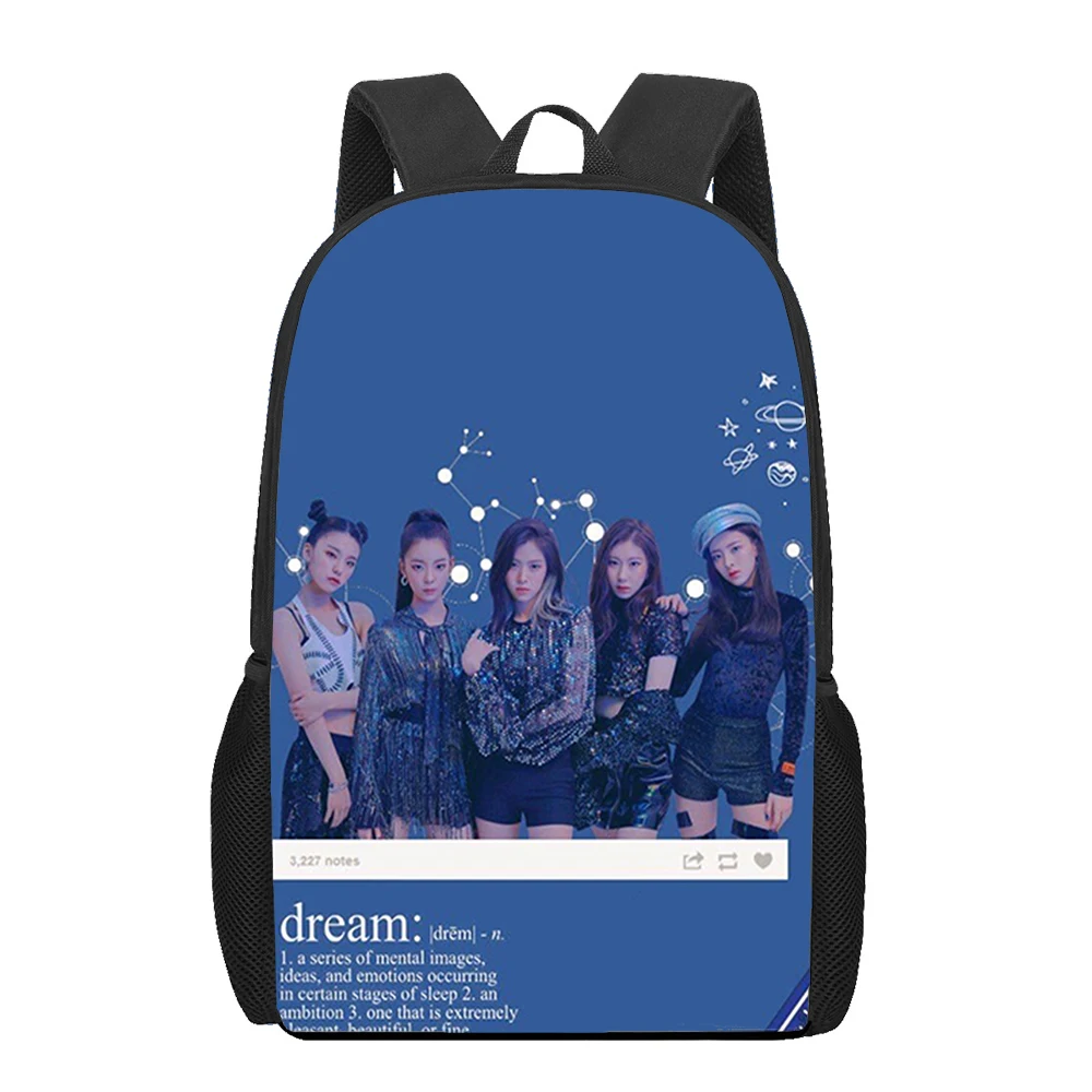 KPOP ITZY-mochilas escolares con estampado 3D para niños y niñas, mochilas escolares...