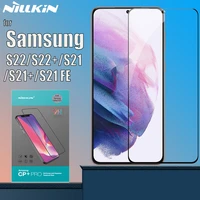 nillkin tempred glass for samsung galaxy s22 plus s21 fe s20 glass screen protector full coverage clear safety protection g
