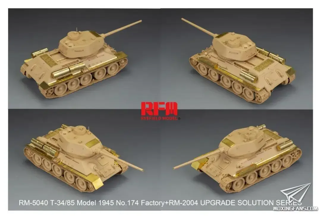 Ryefield RM5040 1/35 T-34/85 Модель 1944 No174 Фабрика+RM2004 РАСШЕНИЕ ОБНОВЛЕНИЯ
