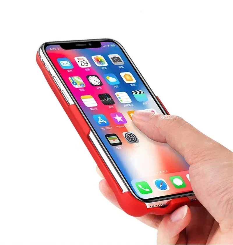 Чехол с внешним аккумулятором 10000 мАч для IPhone 6 6s 7 8 Plus X XS Max XR чехол зарядным