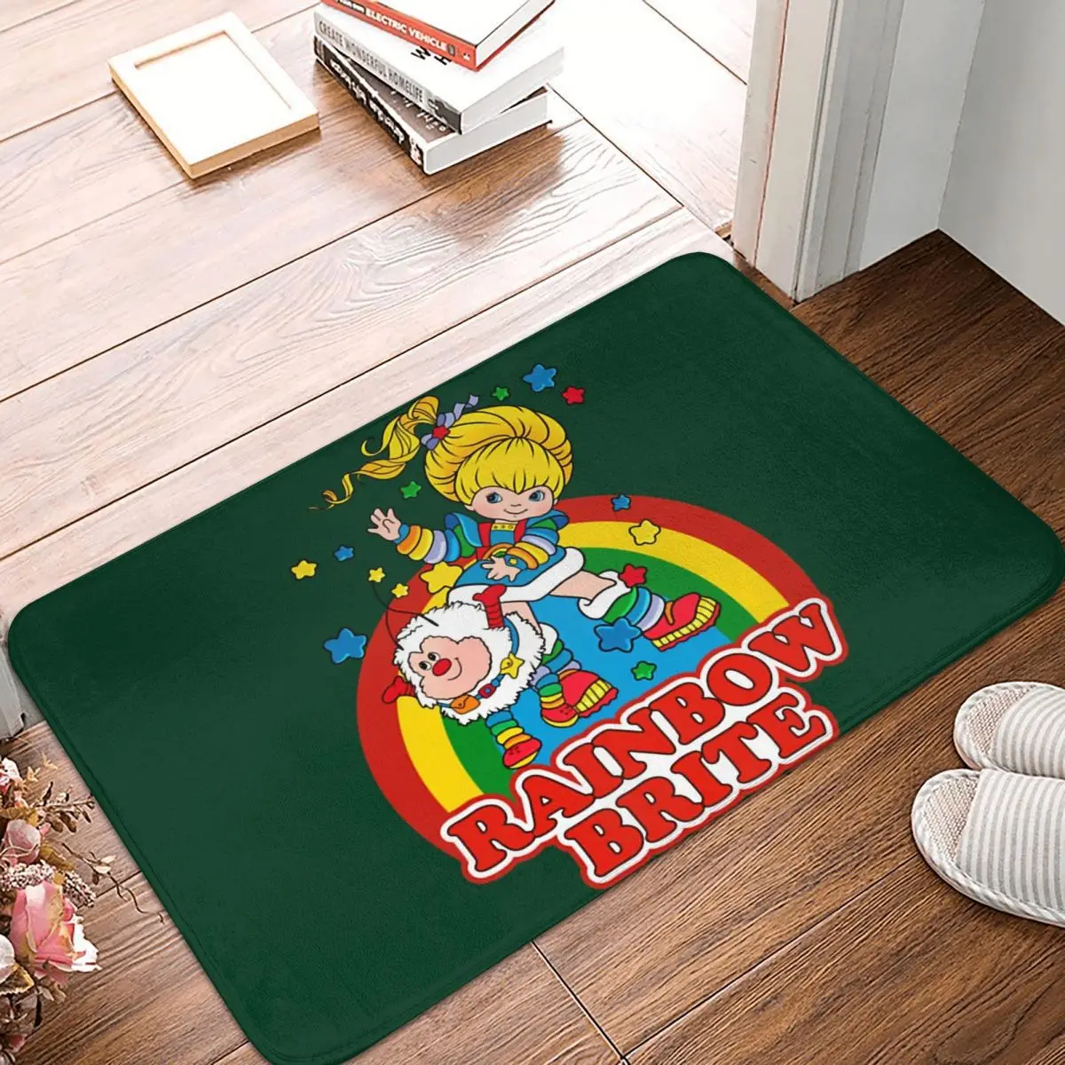 

Радужный коврик BriteBath, Радужный Придверный коврик, ковер для гостиной, ковер для балкона, домашний декор