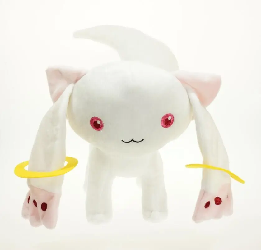 Kawaii Anime Qbay Cat Puella Magi Madoka Magica Magic Kyubey Фигурка Милая игрушка-животное Мягкая подушка