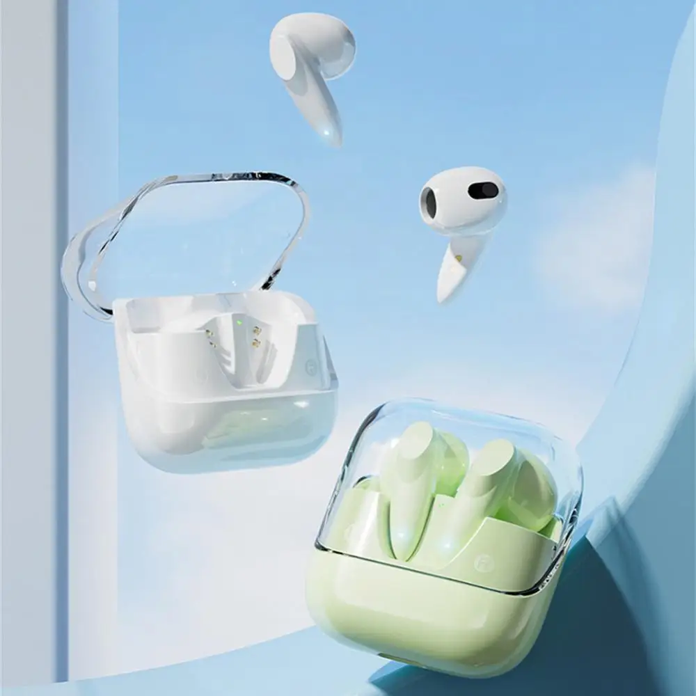 

Transparent Space Capsule G60 New Bluetooth Headset 5.2 Wireless Dual Ear Intelligent Noise Reduction TWS Earbuds Game Sports