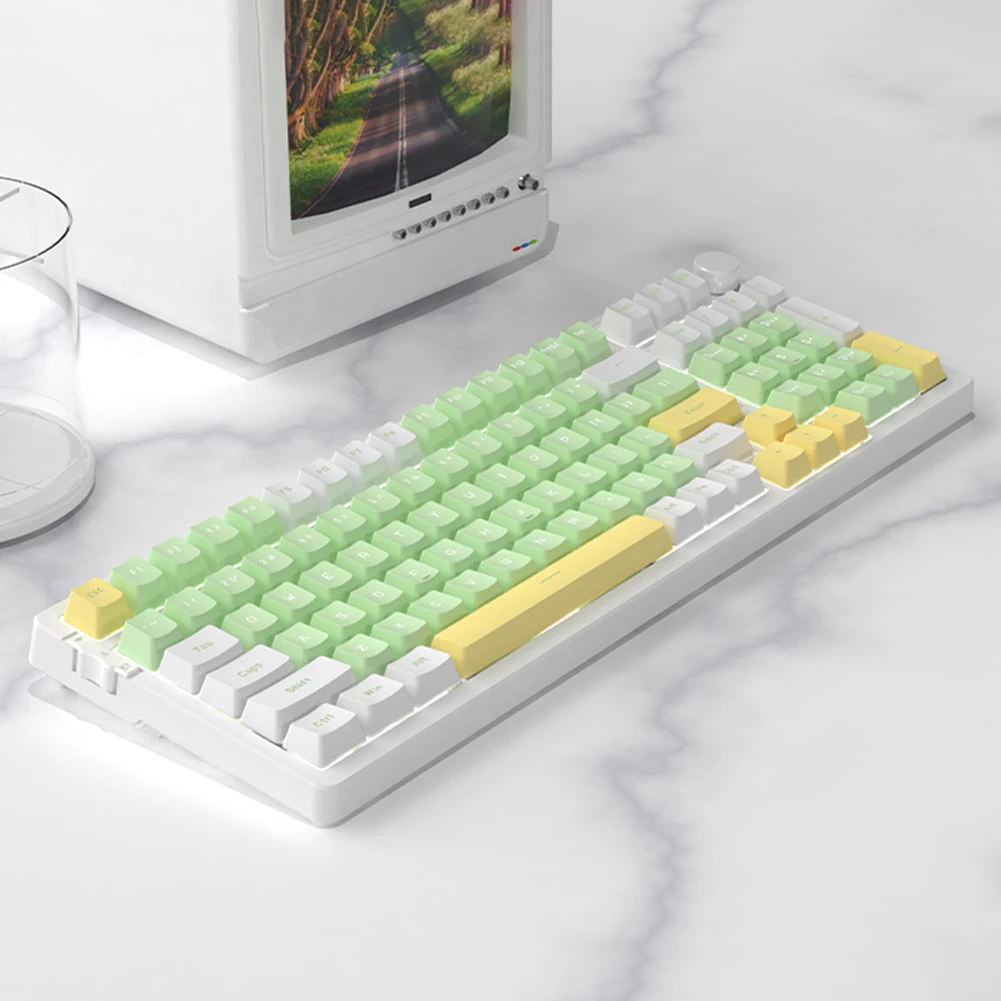 Механическая клавиатура 99-клавишная с RGB подсветкой возможностью горячей замены