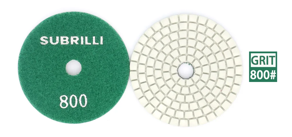 

SUBRILLI Алмазные полировальные накладки 3-7 дюймов