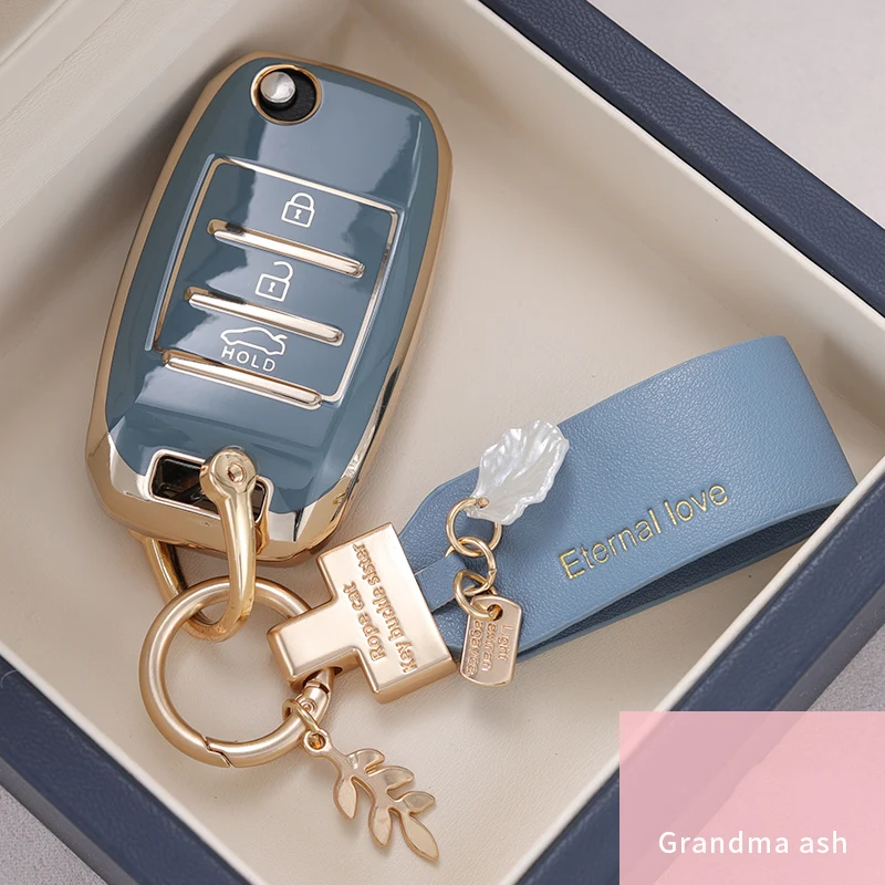 Чехол для автомобильного ключа Kia K2 KX Rio Sorento K4 Cerato Forte Picanto Stonic Carnival Niro Morning Picanto Elantra Verna Sportage