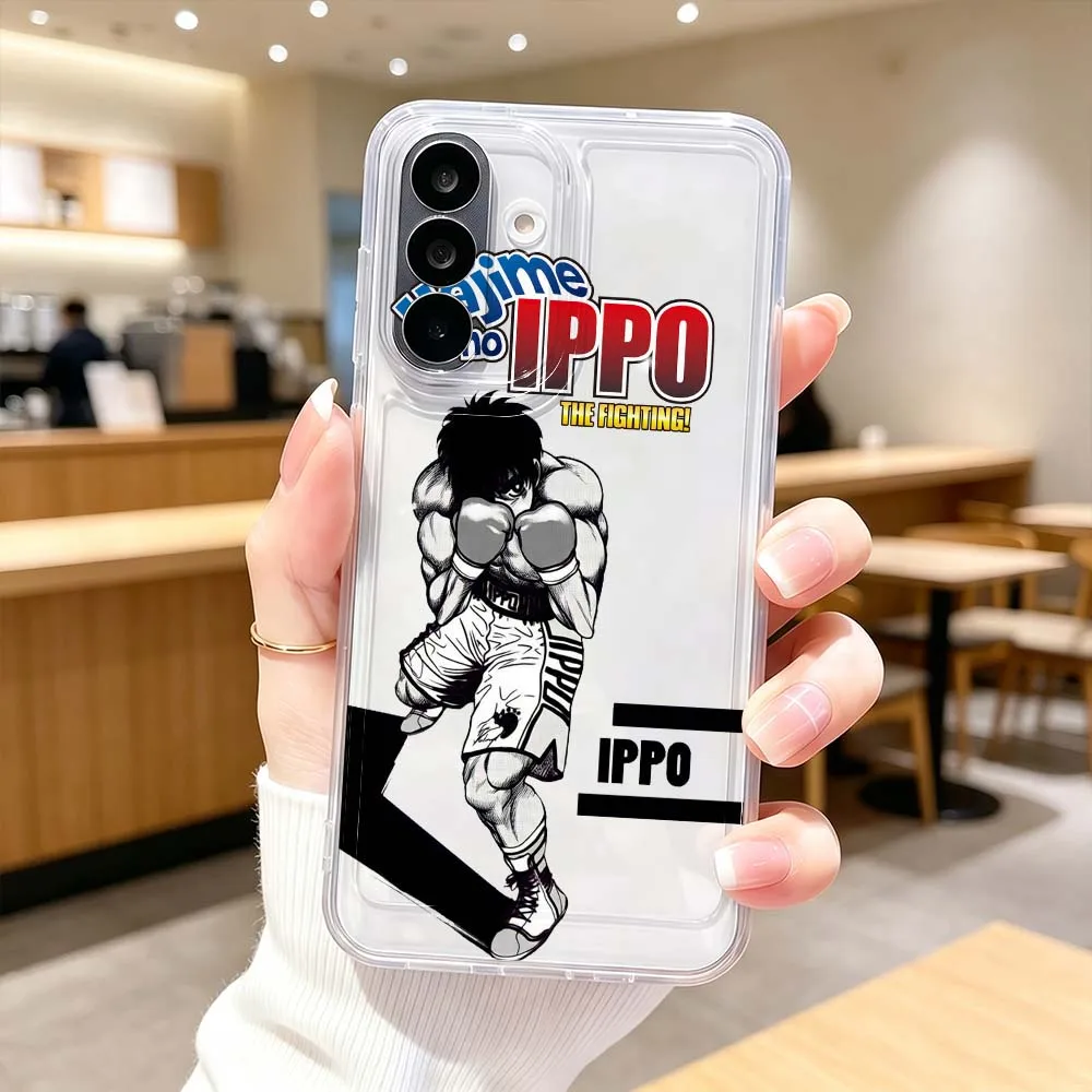 Фото Чехол для телефона с изображением комиксов Hajime No Ippo для Samsung Galaxy A71 A57 A56 A55 A54 A53 A51 A17 A16 A07 A06 A05, прозрачный. №3