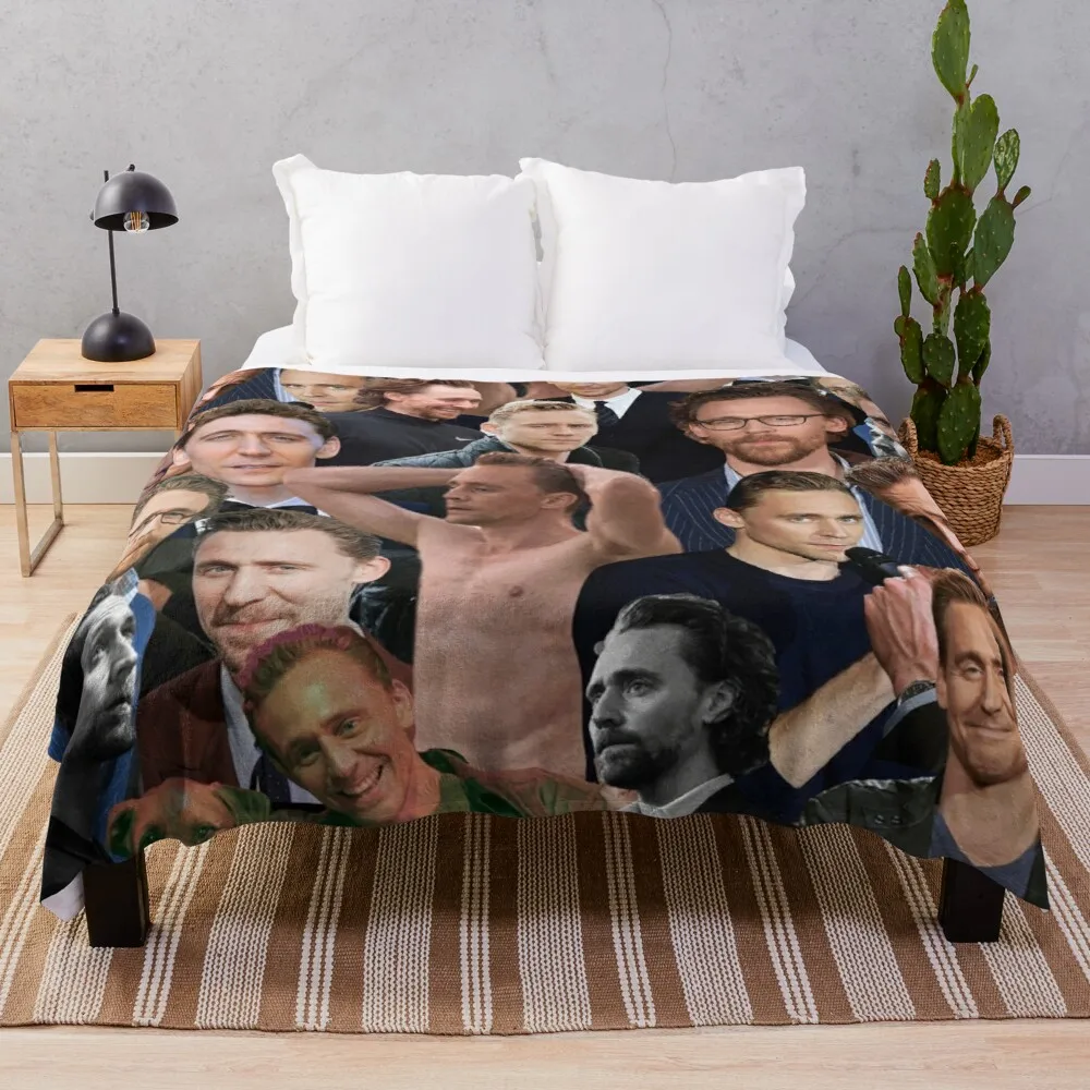 

Tom hiddleston foto colagethrow cobertor quente