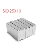 20pcs 50x25x10mm super powerful neodymium magnets n50 neodymium magnet rare earth magnets 50x25x10 very powerful block magnets
