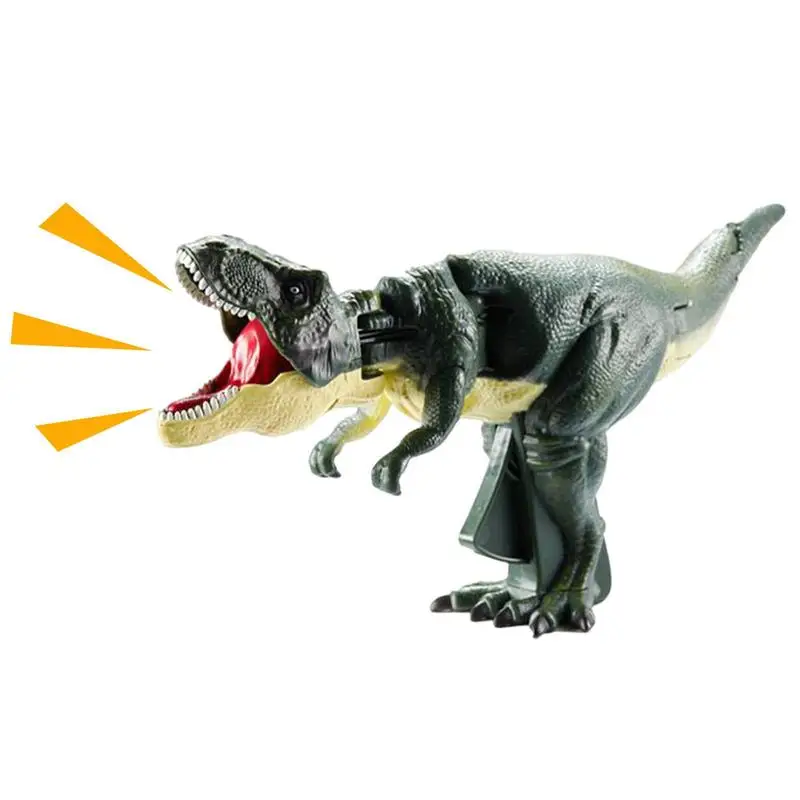 

Забавные качающиеся игрушки-Динозавры, вращающаяся игрушка для пресса, модель динозавра Юрского периода, тираннозавр рекс, мягкая игрушка со звуком и движением для детей