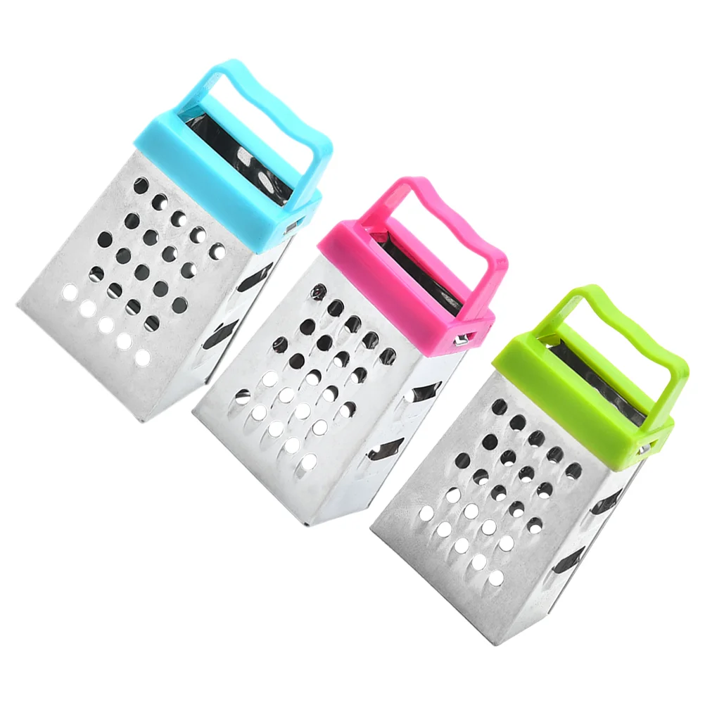 

3 Pcs Graters For Kitchen Vegetable Slicer Food Mini Cheese Plastic Home Supply Veggie Chopper