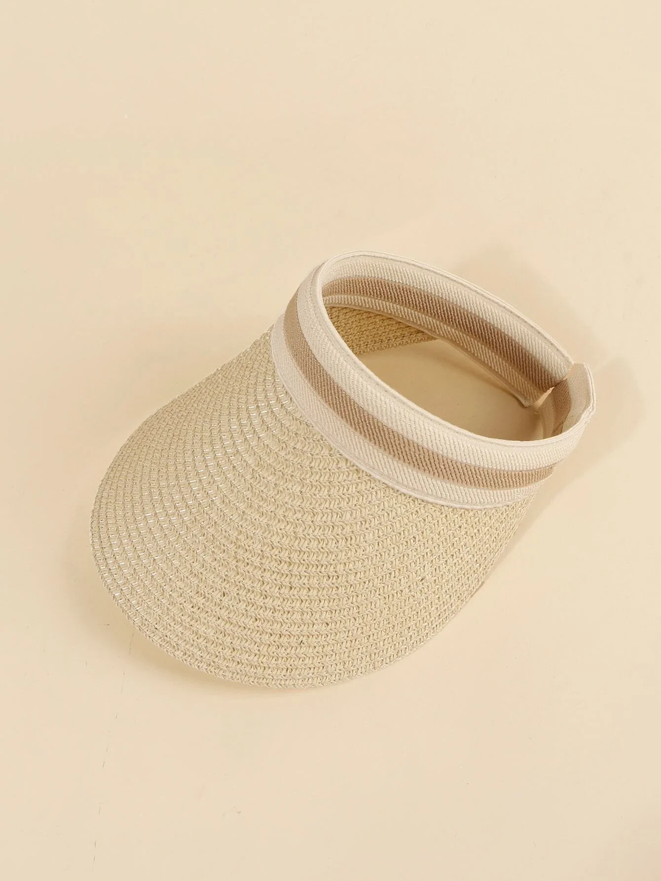 

Striped Visor Hat