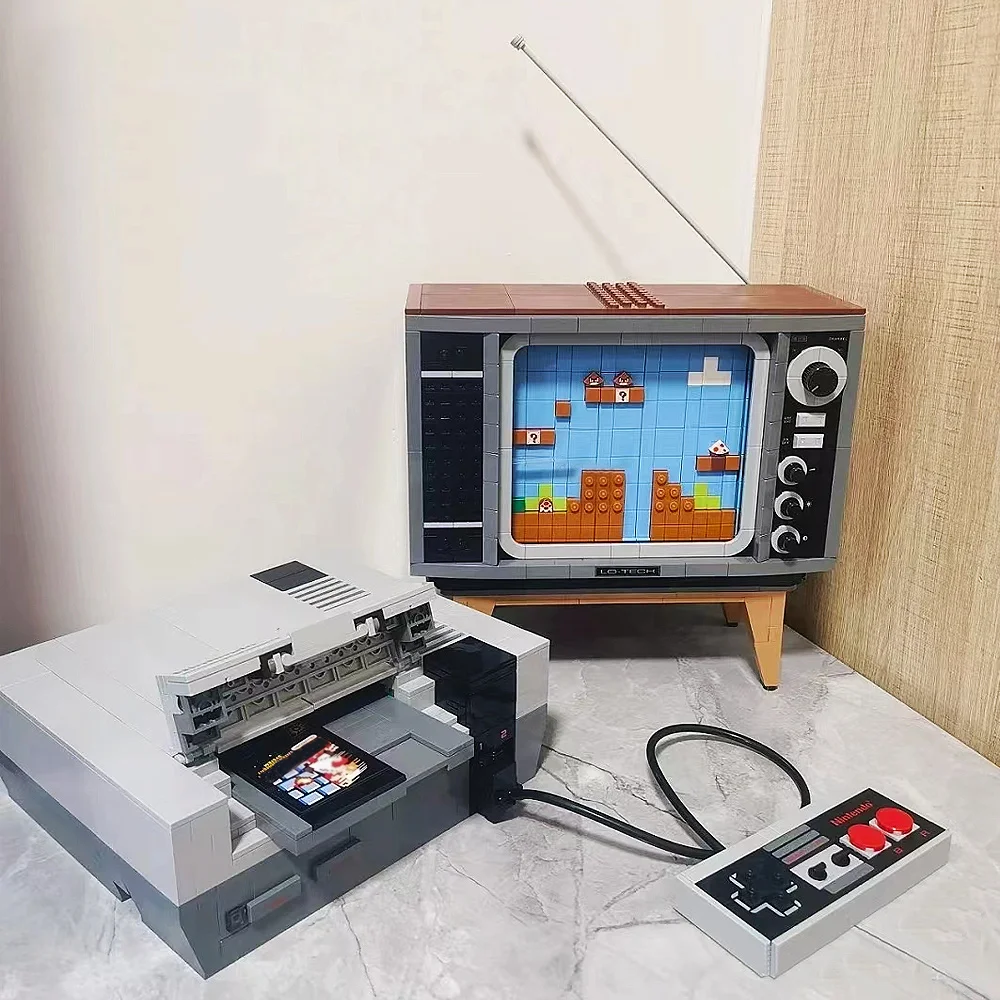 

Модель игровой консоли 71374, Moc, Модульные строительные блоки, кирпичи, экшн-фигурки, развивающая детская игрушка, 2651 шт.