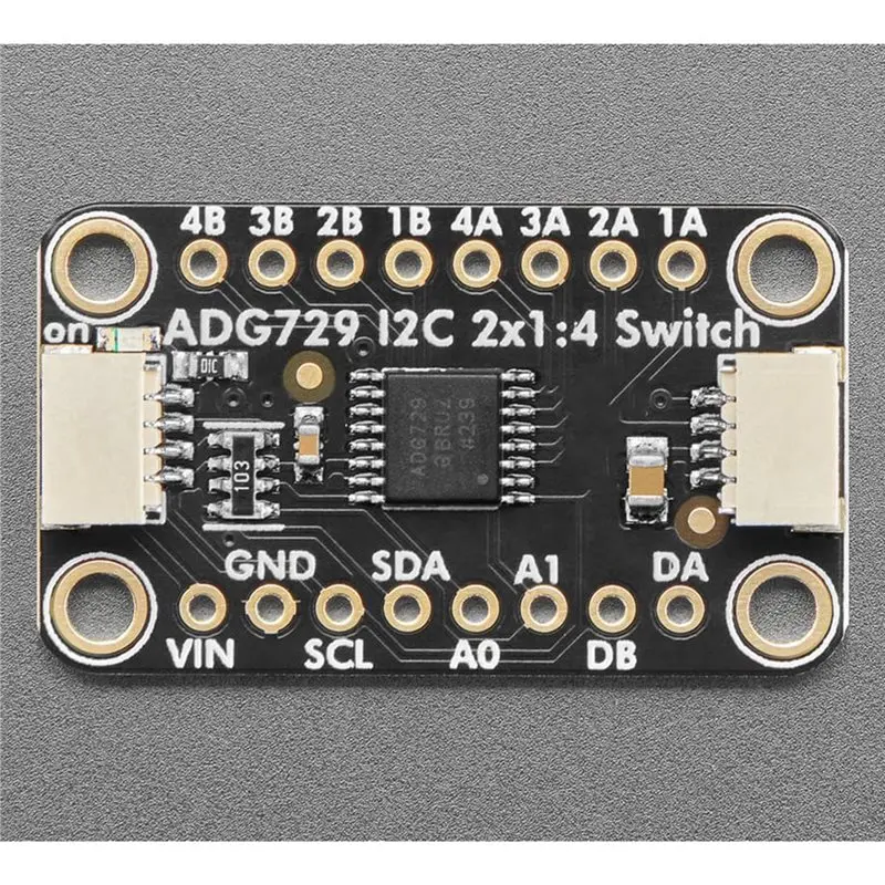 Модуль матричного коммутатора ABIJ-For Adafruit ADG729 5932 с двумя аналоговыми входами и 4 выходами, 8 независимых переключателей в комплекте (art.: 3920dac1259da) - 3920dac1259da