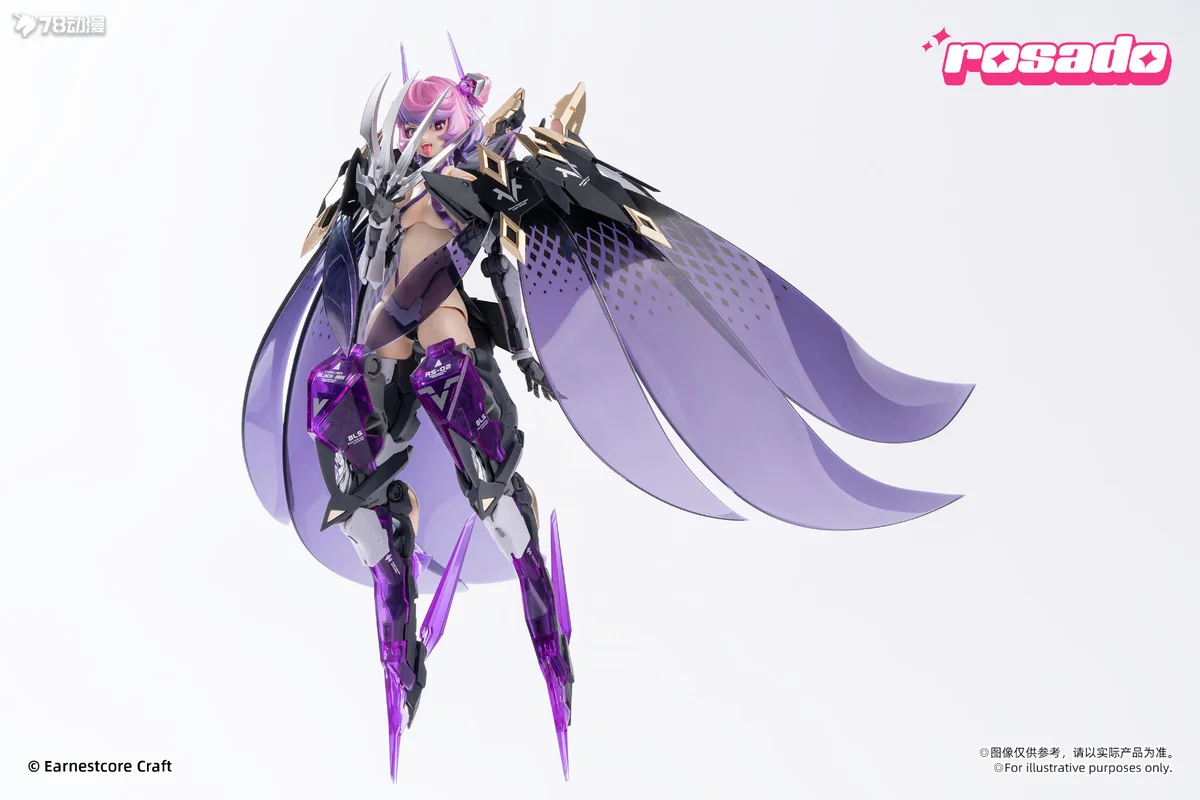 Фото В наличии Новая Оригинальная Коллекционная Модель Earnestcore Craft ROSADO RS-02 STARFLOWER BLACK IRIS, Масштаб 1/10, Серия ACTION GIRLS №2