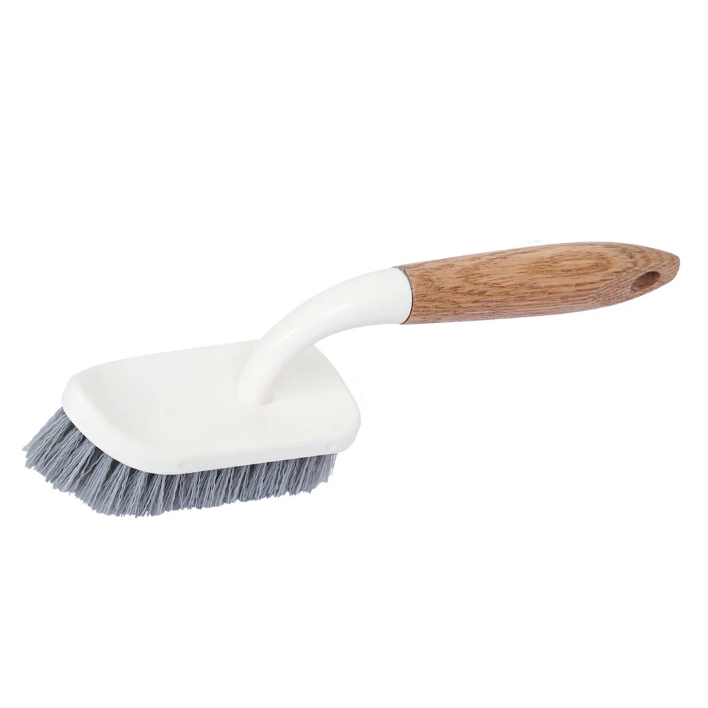 

Floor Brush Wood Handle Home Bathroom Crevice Dust Hanging Cleaning
