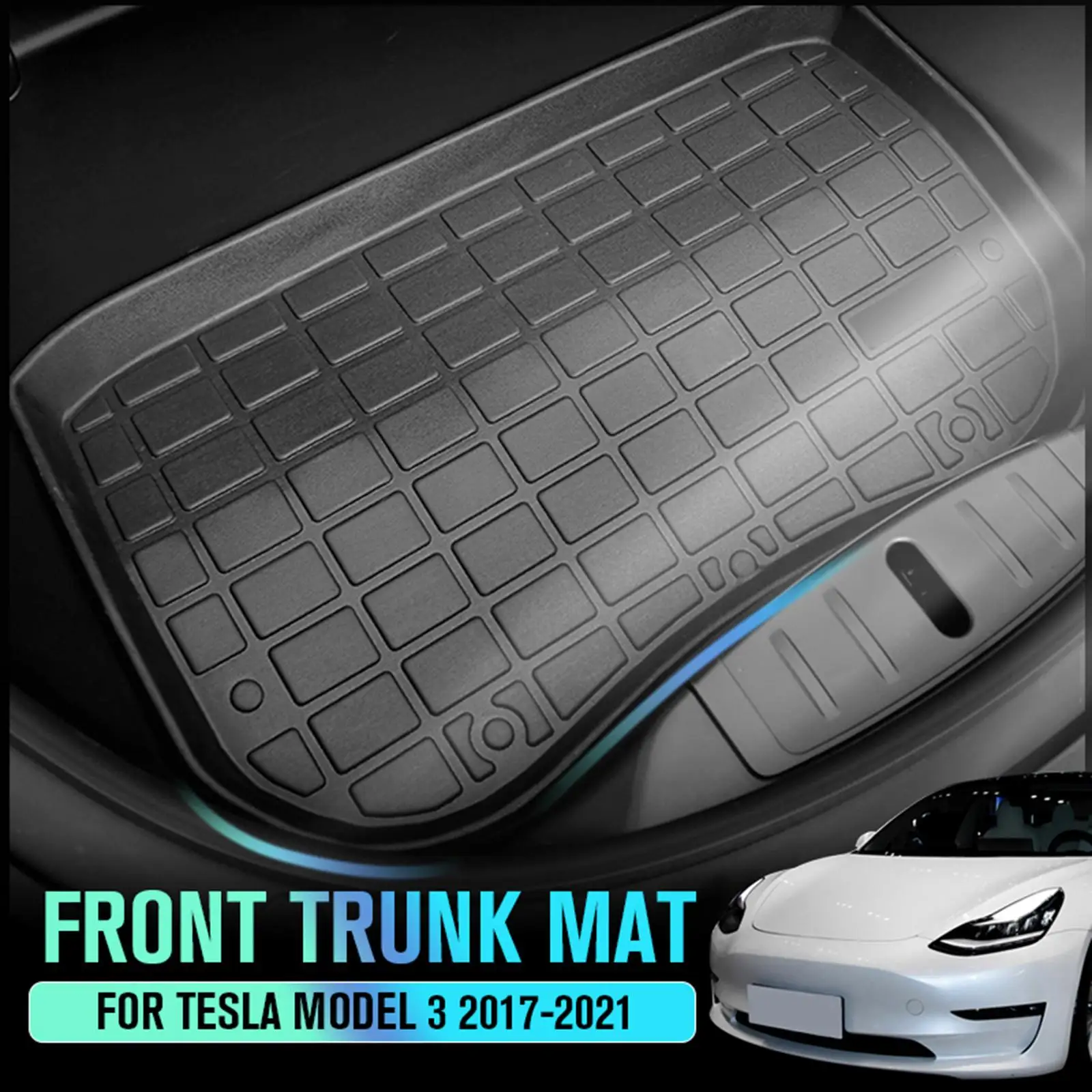 

Автомобильный коврик для хранения Tesla 2020 2021 Heavy Duty