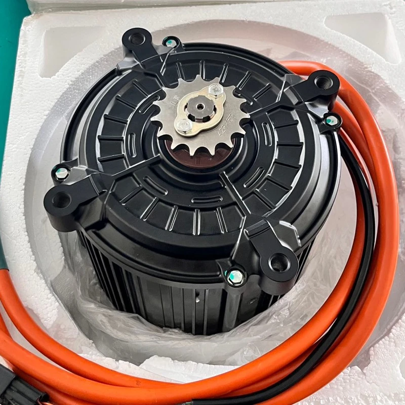 Фото Энкодер 90H QSMOTOR QS180 8000W для среднеприводного двигателя электромотоцикла/квадроцикла с контроллером Fardriver ND72850/ND721200/ND721800 №2