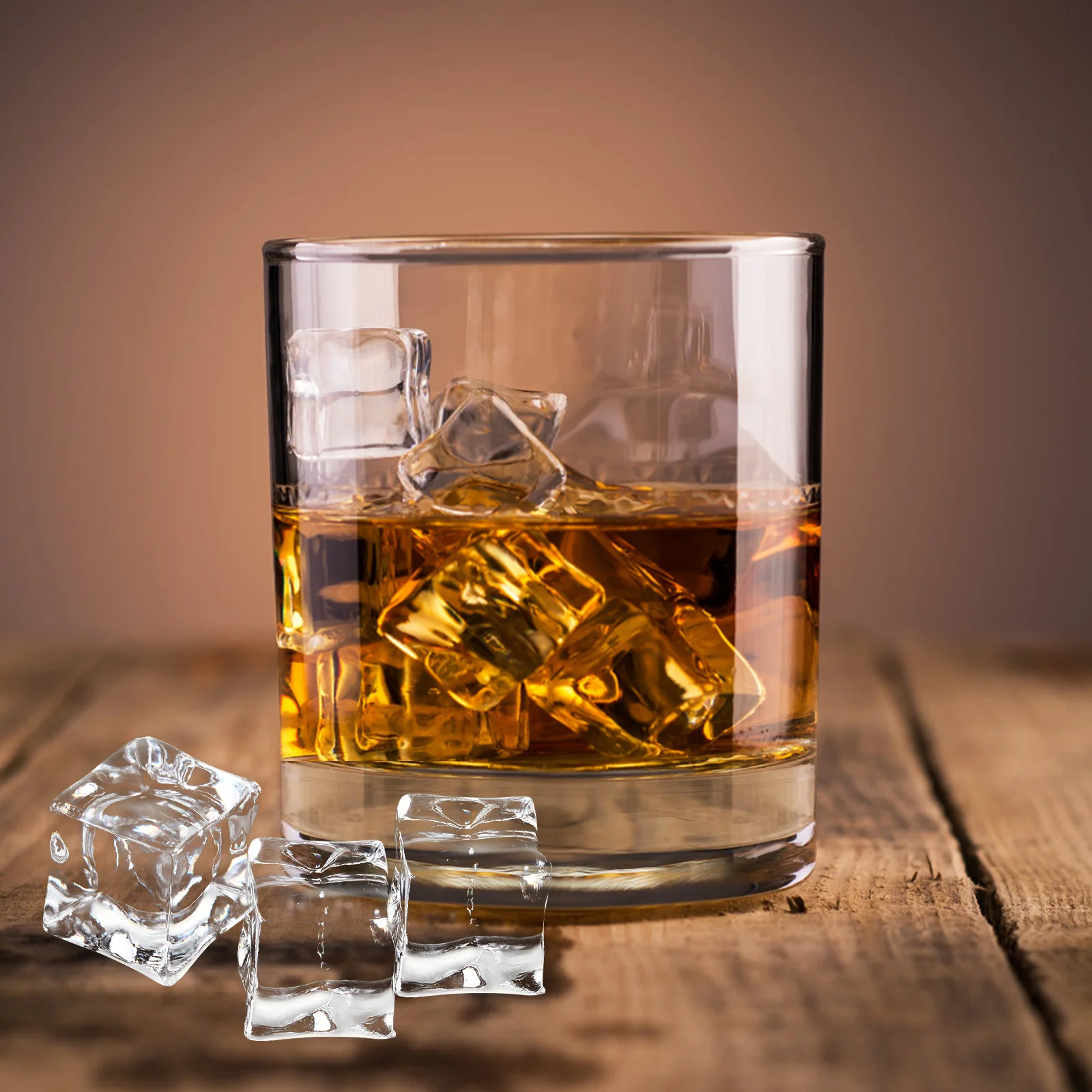 

Ice Cubes Fake Cube Vase Acrylic Artificial Clear Fillers Faux Filler Crushed Reusable Vases Centerpieces Crystal Display Drinks