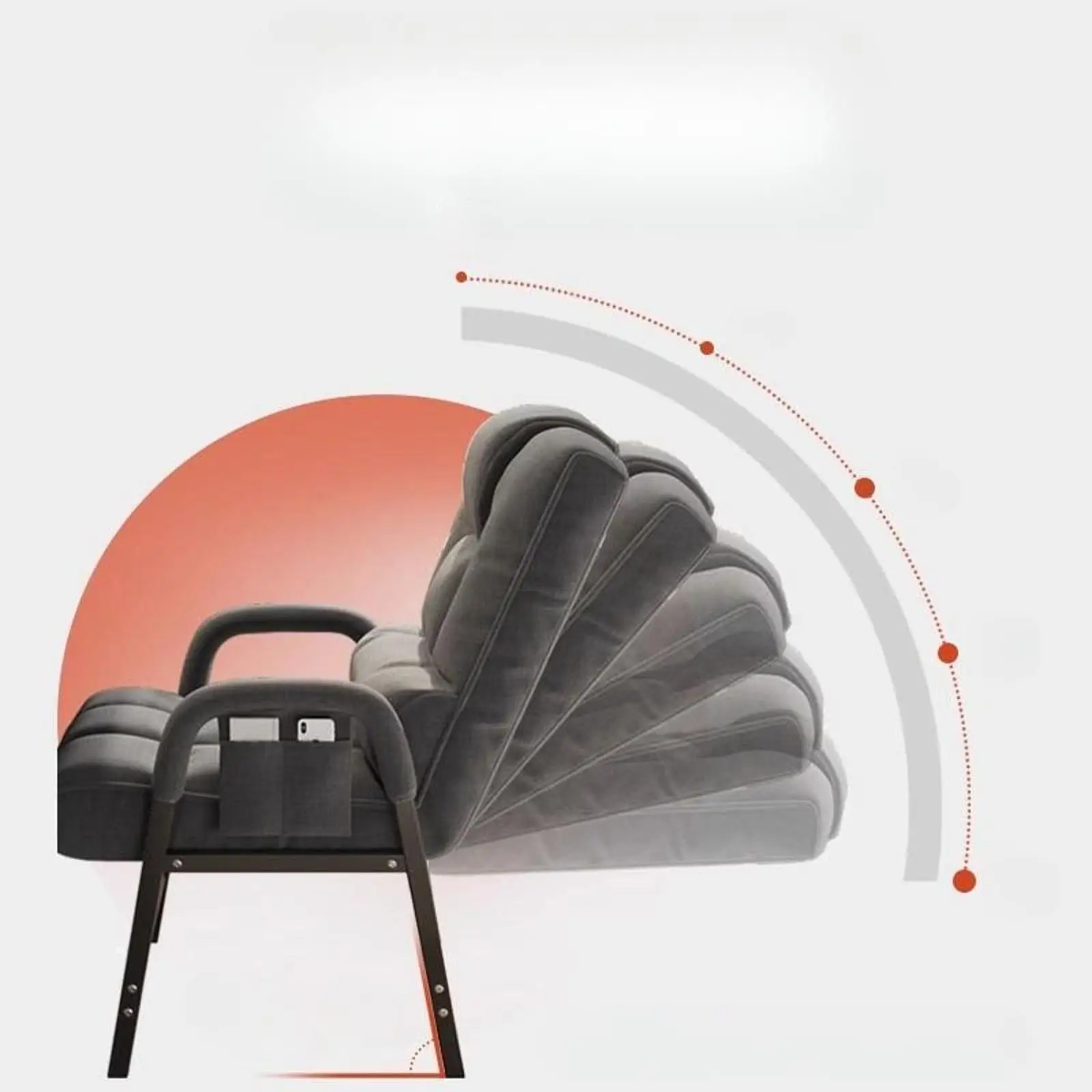 Эргономичное кресло с откидывающейся спинкой мягкая подушка сиденье высокой