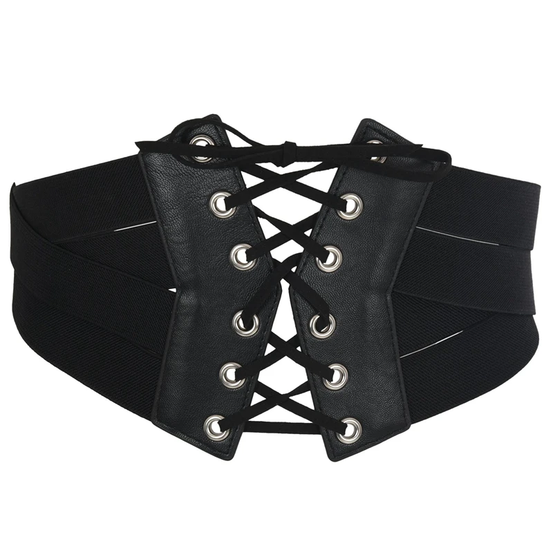 

Women's Fashion Elastic Stretch Wide Band Corset Waist Belt