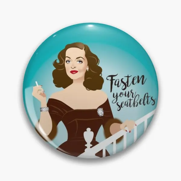 

Fasten Your Seatbelts Customizable Soft Button Pin Fashion Badge Hat Lover Creative Clothes Lapel Pin Collar Cute Decor Brooch
