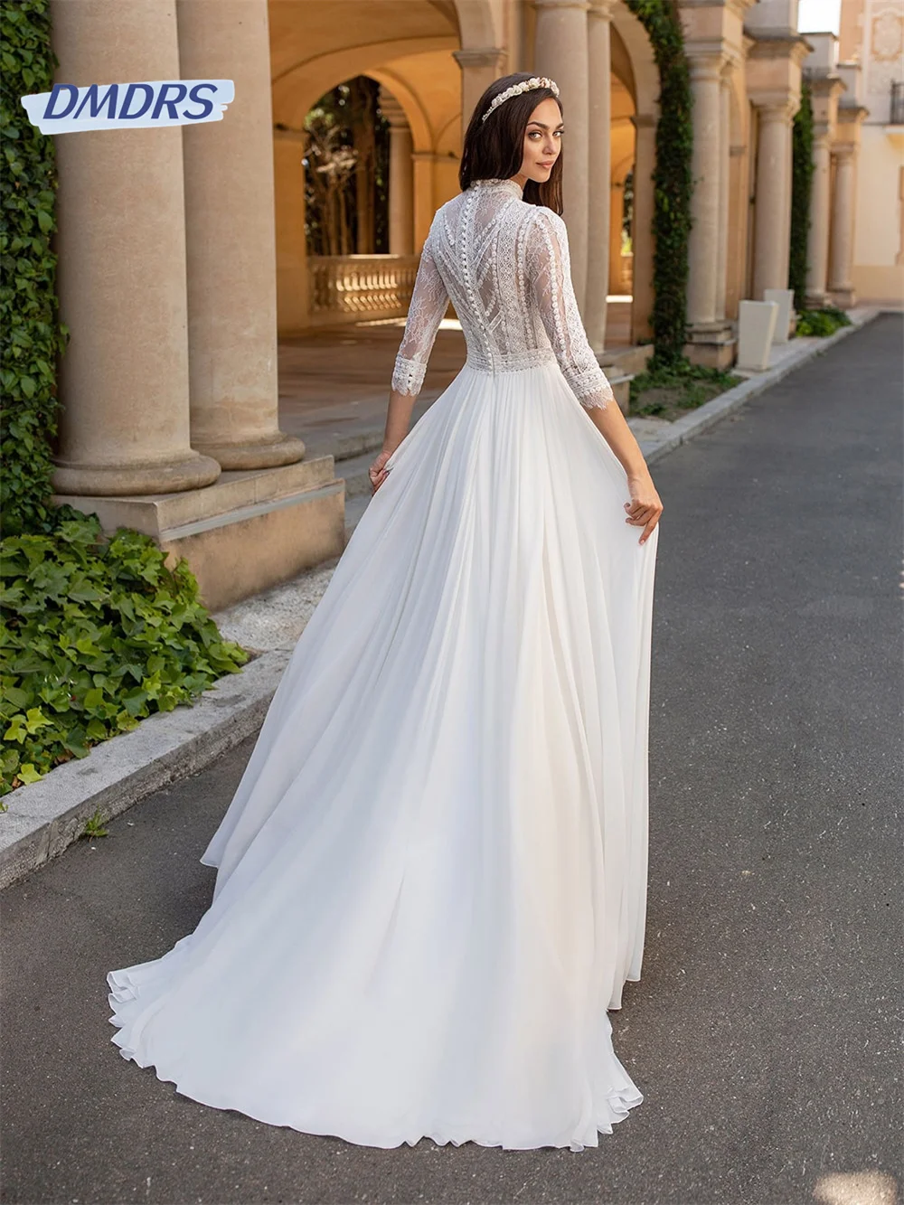 Рисунок 2 - Платье свадебное кружевное в пол