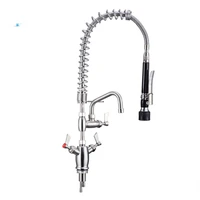 kitchen accessories stainless steel commercial pre rinse water sink basin tap