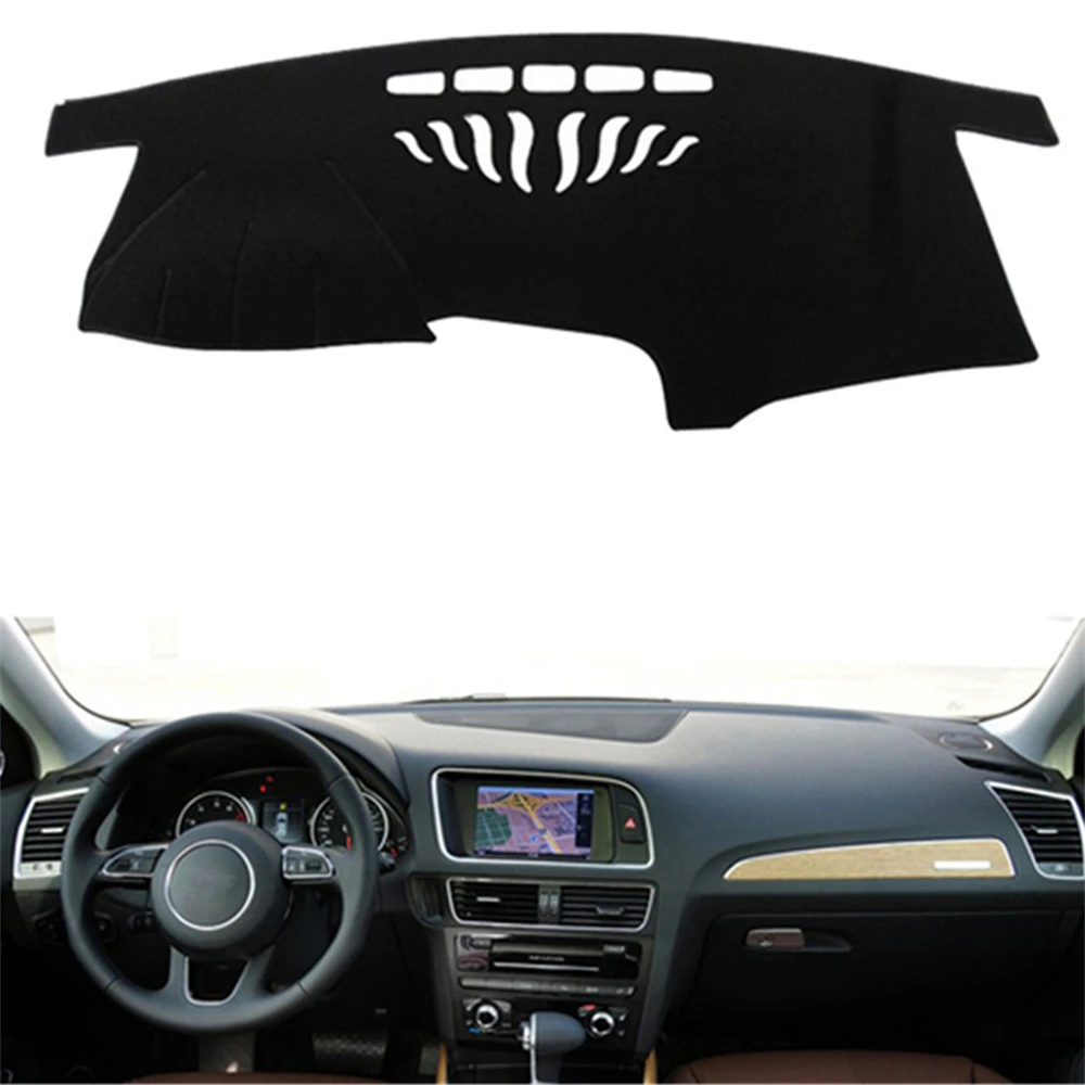 

Sinjayer Car Dashboard Cover Dashmat Pad Inner Auto Carpet Sun Shade Dash Board Cover Fit For AUDI Q5 2010 2011 2012 2013-2018
