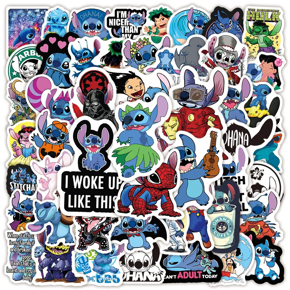 

2022 New 50pcs Cute Stitch Cosplay Series Stickers, Reward Gift for Children Waterproof Stickers