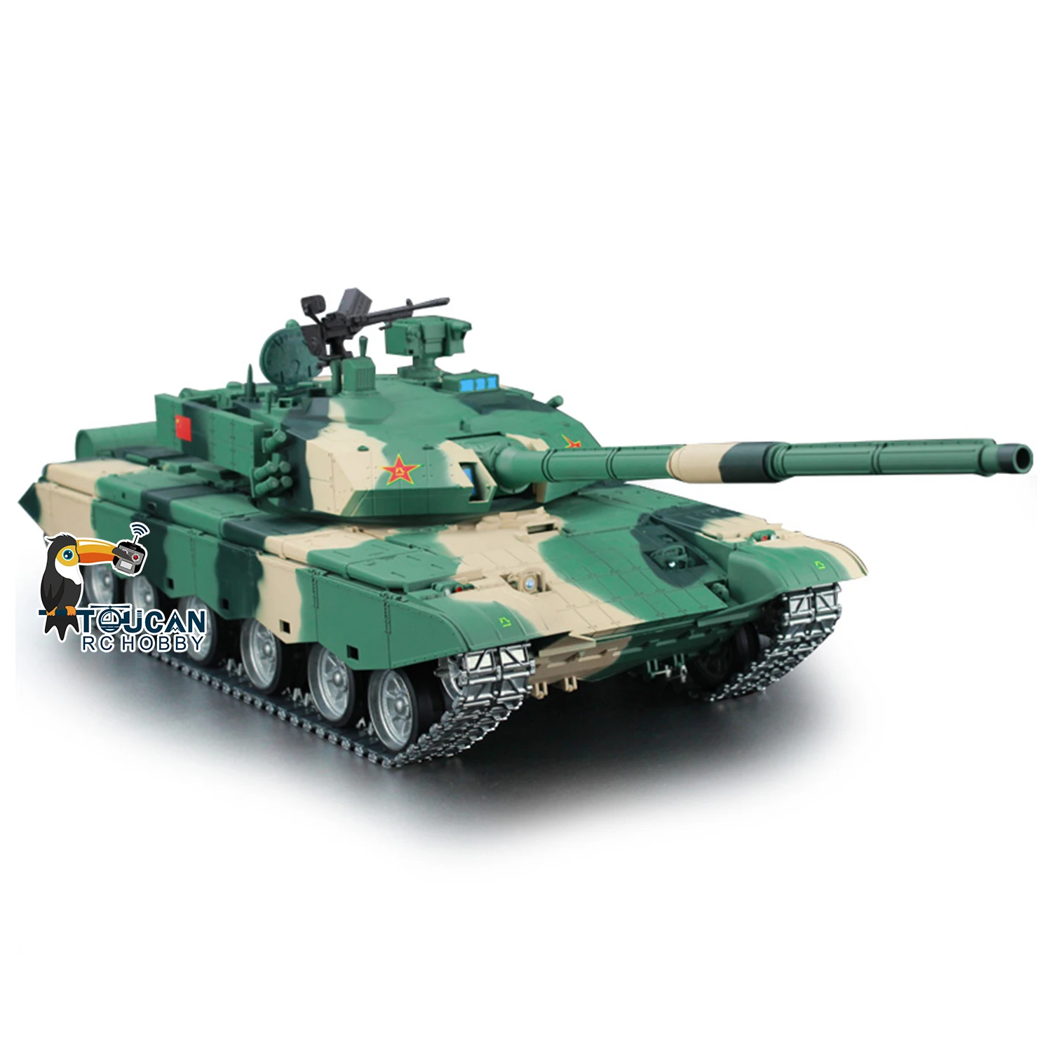 Henglong 1/16 7 0 китайский Танк 99A RC 3899A с генератором холостого курения 360 ° вращающаяся