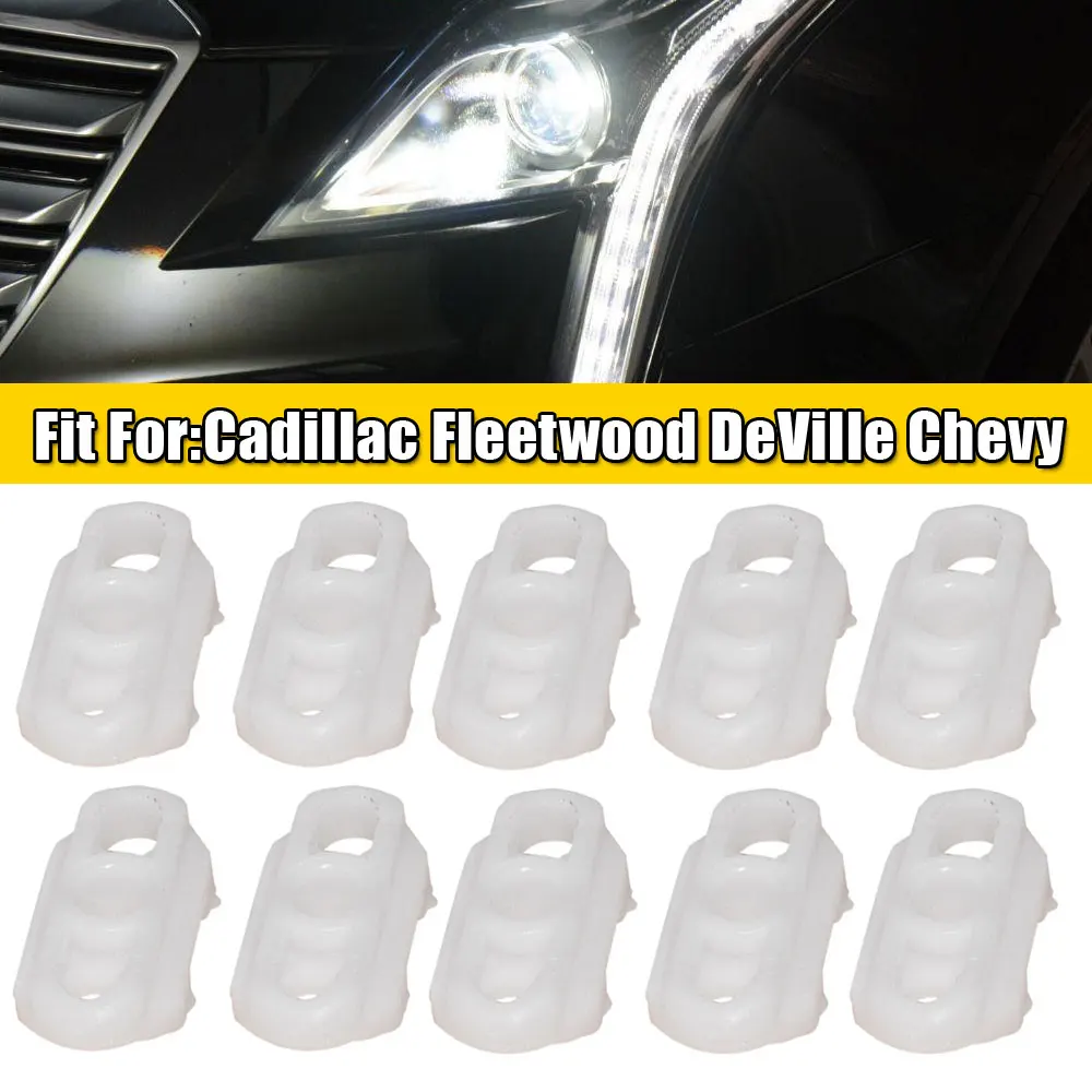 

10 шт., полипропиленовые регулируемые стекла для Cadillac Fleetwood DeVille Chevy
