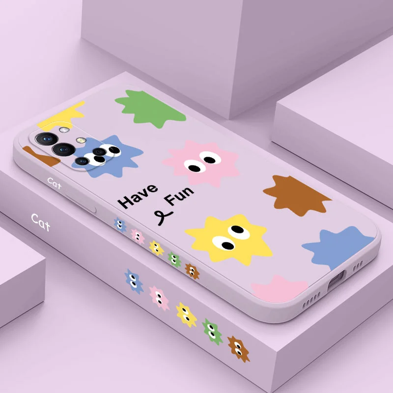 

Colored Briquettes Phone Case For Oneplus 9R 9RT 9 8T 8 7 7T Pro 5G Liquid Silicone Cover