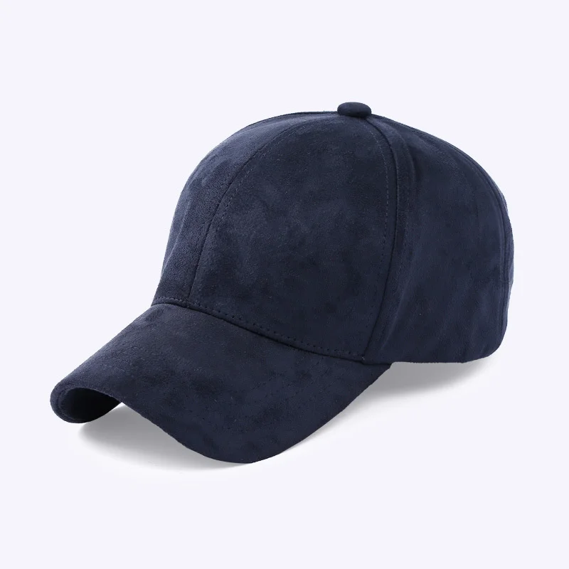 

2023 Four Seasons Do Old Faux Suede Blank Curved Sun Hat for Man Woman Adult Plain Baseball Cap