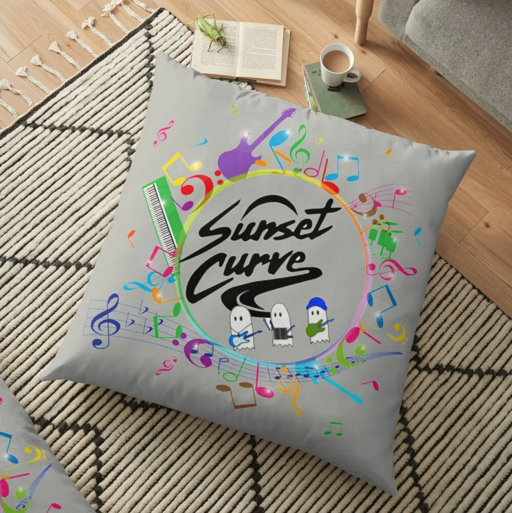 

Julie and The Phantoms - Sunset Curve Band Decoration Pillow Case Sofa Waist Throw Cushion Cover Home Decor