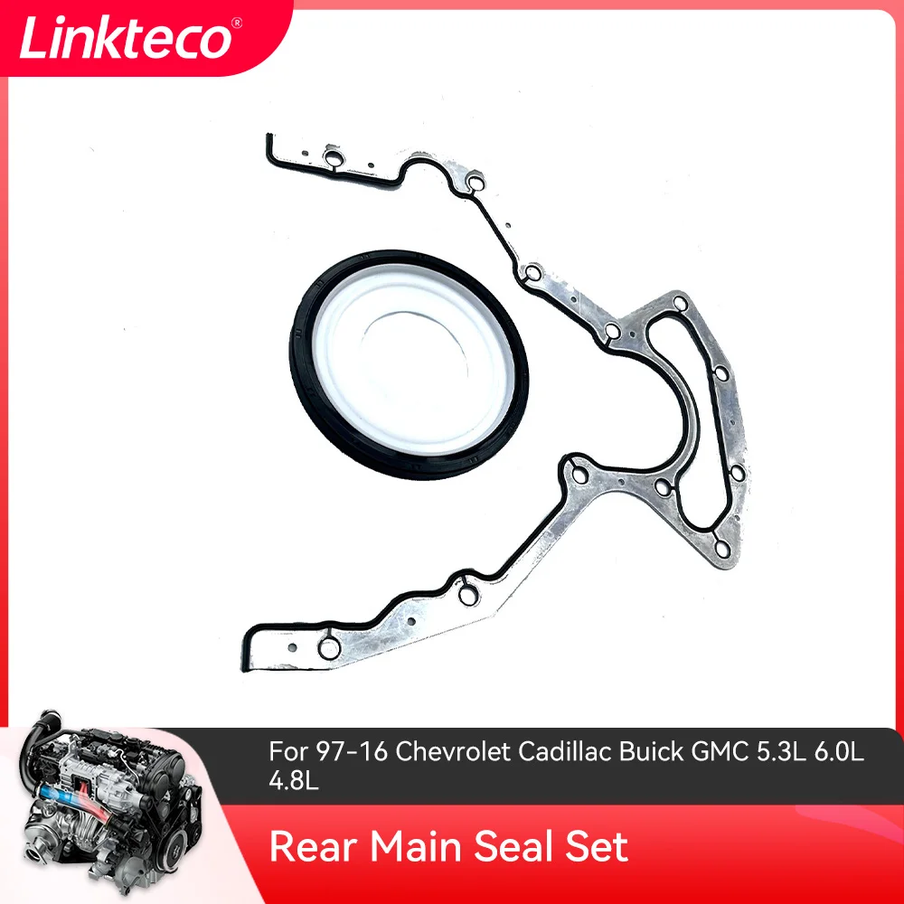 

Rear Main Seal Set For 97-16 Chevrolet Cadillac Buick GMC 5.3L 6.0L 4.8L