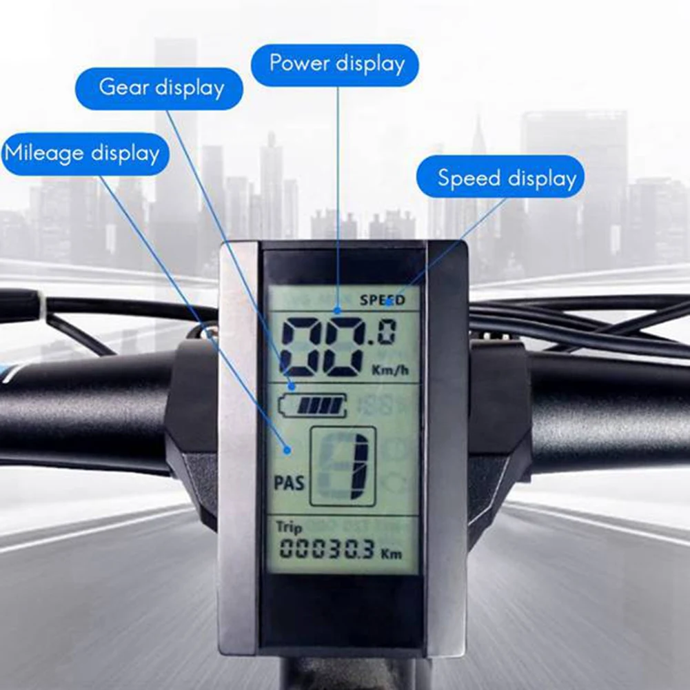 

Electric Bicycle Display 800S LCD Display for Bafang BBS01 BBS02 EBike Conversion Kit Electric Bicycle Part