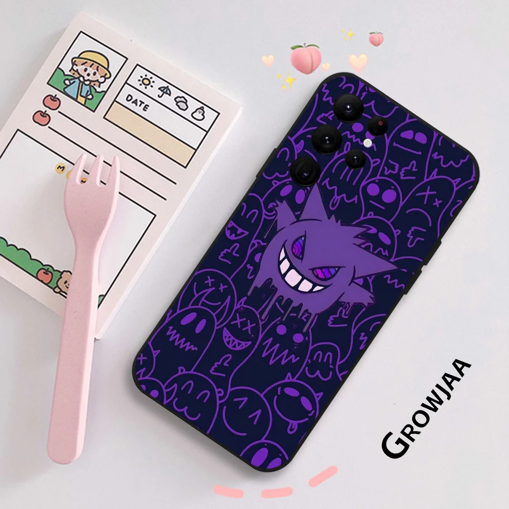 Чехол для телефона Gengar and Gastly Samsung Galaxy S24 Ultra S22 S23 S21 S20 5G защитный силиконовый чехол